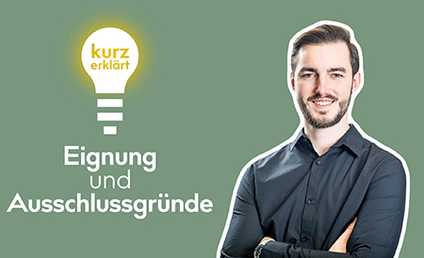 Eignungsnachweis und Eignungsprüfung