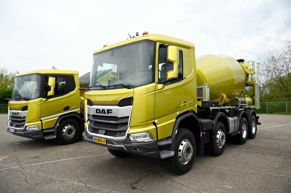 DAF als Fahrmischer: Die Stahlstoßstange der XDC ist wie eine kleine Nase leicht nach vorn geschoben. | Foto: QUATEX