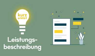 Leistungsbeschreibung: Wichtiger Bestandteil der Vergabeunterlagen