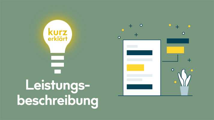 Die Leistungsbeschreibung ist ein wichtiger Teil der Vergabeunterlagen. Dort sind die wichtigsten Punkte zum Beschaffungsgegenstand aufgeführt.