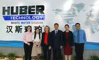 Hochrangige Delegation bei Huber China