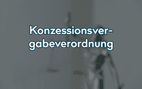 Konzessionsvergabeverordnung