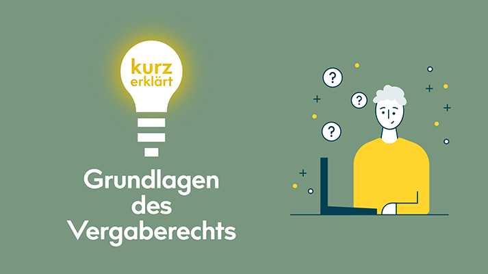 Übersicht Vergaberecht: Grundlagen einfach erklärt
