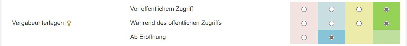 Bild 2: Recht zum Erstellen einer Änderungsmitteilung