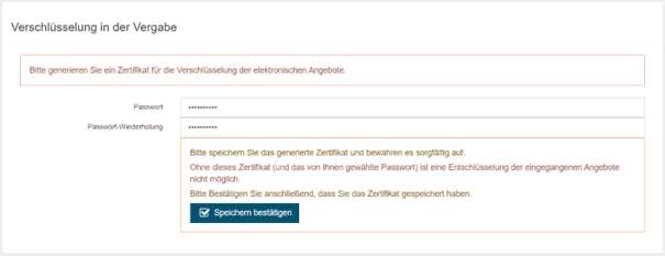 Bild 3: Hinweis zum Zertifikat