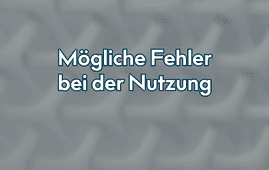Mögliche Fehler bei der Nutzung des B_I öffnungsassistenten