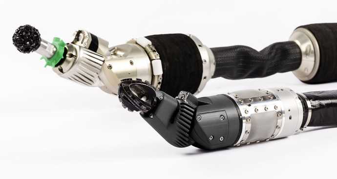 Die neue Version des eCutter lateral verfügt auch über Fräsköpfe zur Sanierung von Anschlüssen DN 75 bis 100 und DN 200 bis 300. Die kleinere Version ist bereits produziert und geht nun in die Baustellentestphase. | Foto: Pipetronics