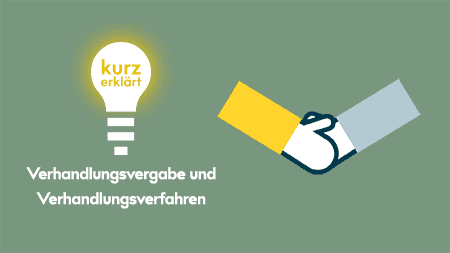 Verhandlungsvergaben und Verhandlungsverfahren dürfen nur unter bestimmten Bedingungen durchgeführt werden.
