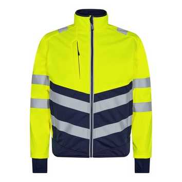 Warnjacken mit optischem Schutz gegen Schmutz