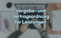 Vergabe- und Vertragsordnung für Leistungen