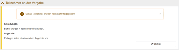 Bild 12: Freigabe fehlt für nachträglich hinzugefügte Teilnehmer
