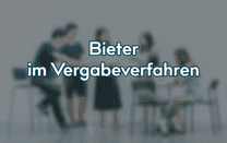 Bieter im Vergabeverfahren