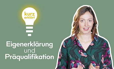 Präqualifizierung und Eigenerklärung