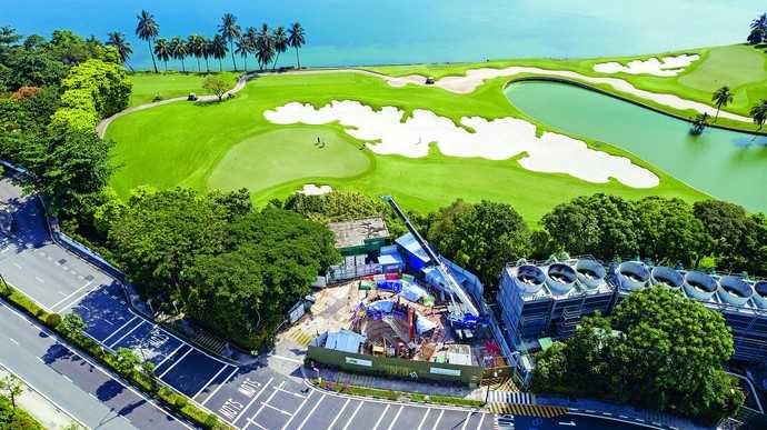 Erstmals im Raum Asia-Pacific kommt eine Schachtabsenkanlage (VSM, Vertical Shaft Sinking Machine) von Herrenknecht für das maschinelle Abteufen von fünf Hydraulikschächten mit Durchmessern zwischen 10 und 12 Metern für DTSS Phase 2 zum Einsatz. | Foto: Herrenknecht