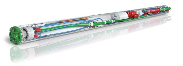 Grabenlose Verlegung von Erdkabeln: E-Power Pipe kombiniert Verfahrenselemente des HDD und des Microtunneling und erfüllt die Anforderungen der Stromnetzbetreiber an die Erdverlegung von Höchstspannungsleitungen. Bild: Herrenknecht