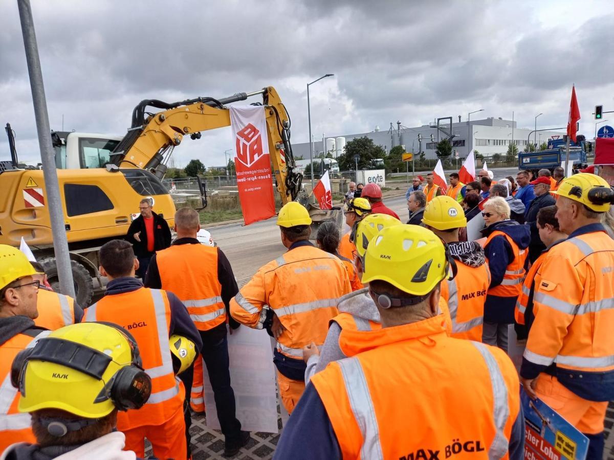 Tarifverhandlungen in der Baubranche