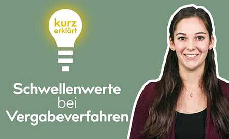 Schwellenwerte in Vergabeverfahren regeln, wann ein öffentlicher Auftrag national oder europaweit ausgeschrieben werden muss.