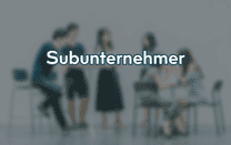 Subunternehmer