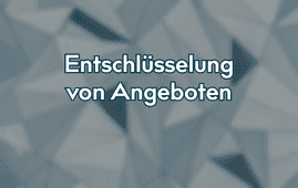 Entschlüsseln von Teilnahmeanträgen und Angeboten